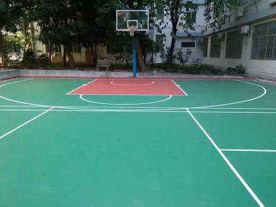 硅PU篮球场