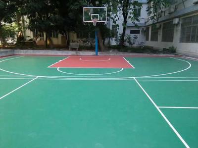 硅PU篮球场