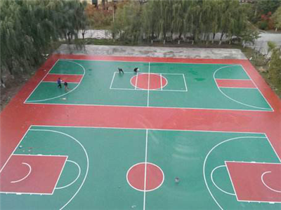 硅PU篮球场